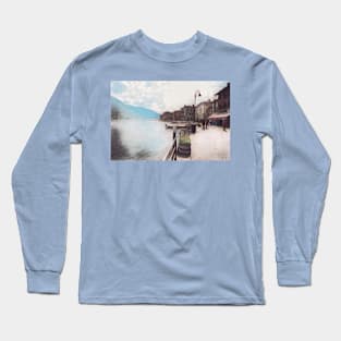 Dreamy Lake Iseo, Italy Long Sleeve T-Shirt